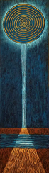 Spiraling Full Moon by Jane Cassidy