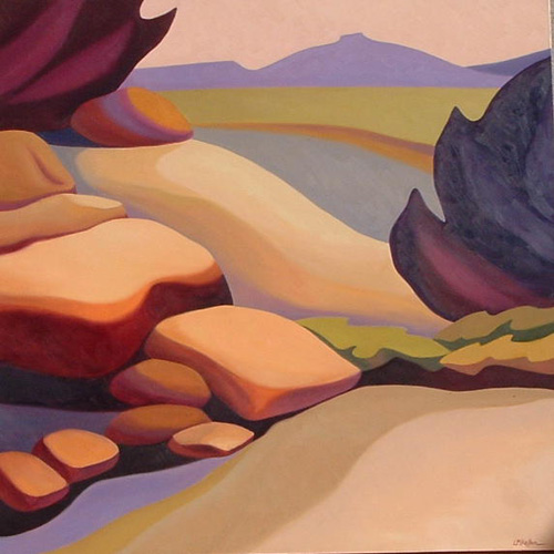 Ghost Ranch Overlook II by Lanna Keller