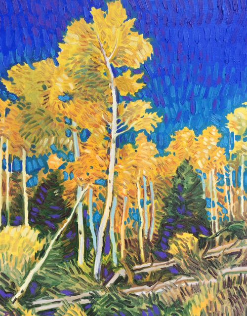 Santa Fe Aspens by Brad Price