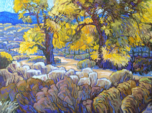 Abiqui Cottonwoods II by Brad Price