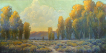 Chamisa & Cottonwoods by Kat Sawyer