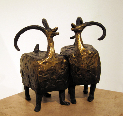 Laughing Couple by Jill Shwaiko