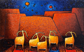 Everyone Follows Their Own Set of Moon and Stars by Jill Shwaiko