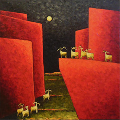Greeting the Moon by Jill Shwaiko