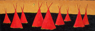 9 Teepees by Jill Shwaiko