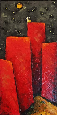 Private Show of the Moon by Jill Shwaiko