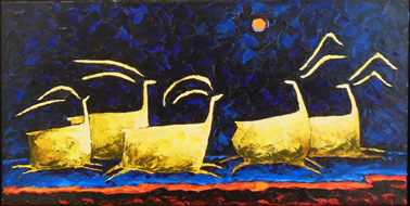 Running Through the Blue by Jill Shwaiko
