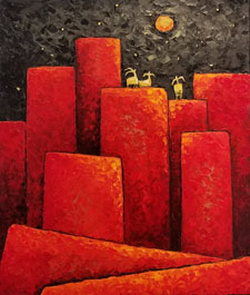 Three With the Moon by Jill Shwaiko