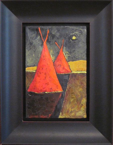 Strong Shadows and Teepees by Jill Shwaiko